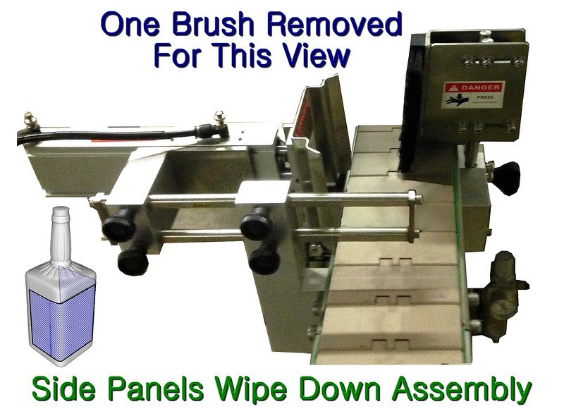 Side Panels Wipe Down Assembly