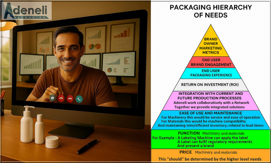 Packaging Hierarchy of Needs Private Intro Consultation