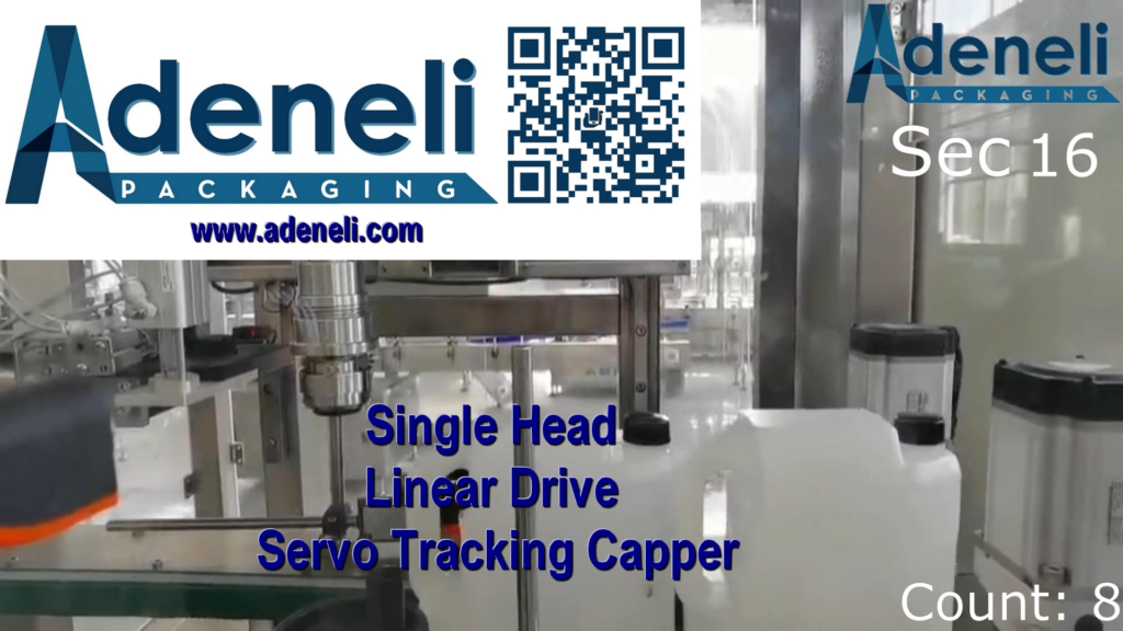 Single Head Servo Tracking Capper